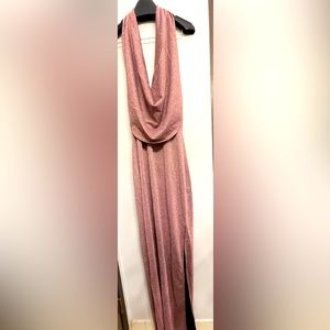 Fashion Nova NWT long evening dress 2x pink